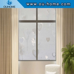 H16706 PVC Embossed Frosted Opaque Decorative Window film