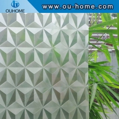 H10906 PVC decorative static privacy cling window film