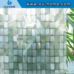 H087 No-Glue 3D Static Decorative Privacy Glass film