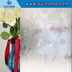 H6206 Sunflower embossed static window film