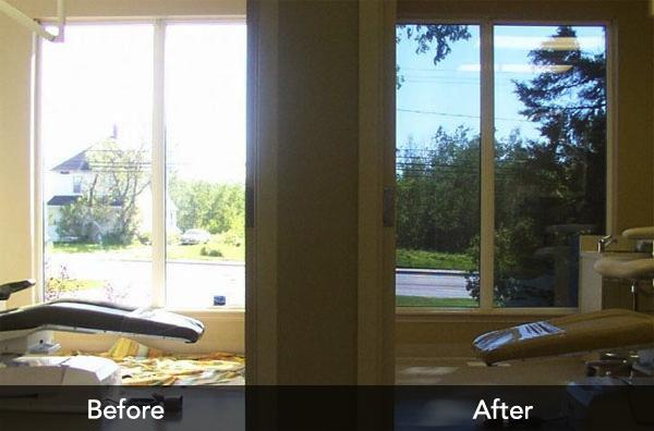 Home window film that prevents furniture from fading and glare
