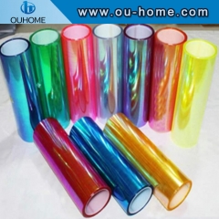 BT201 Colored glass discoloration transparent rainbow film