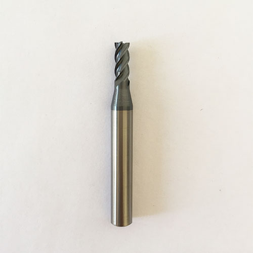 Carbide flat end mills with shank