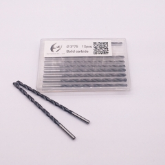 Solid carbide drill bit 3mm