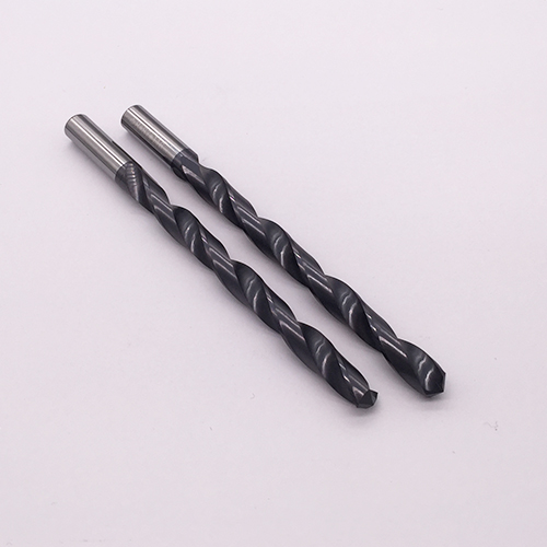 Carbide drill bit coated