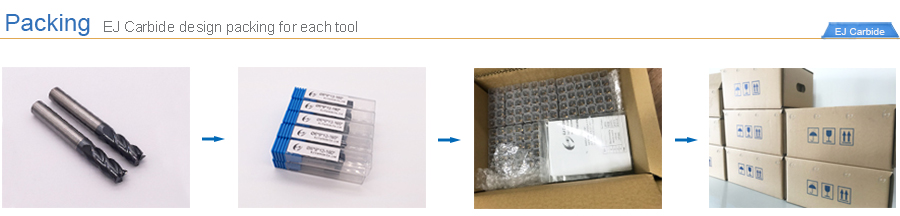 solid carbide ball end mill package