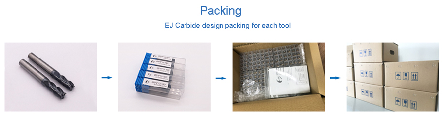 package for carbide end mill