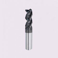 3 flutes corner round end mill