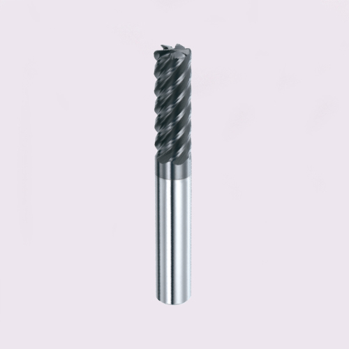 6 flutes corner round end mill