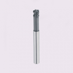 4 flutes corner round end mill long shank stub edge