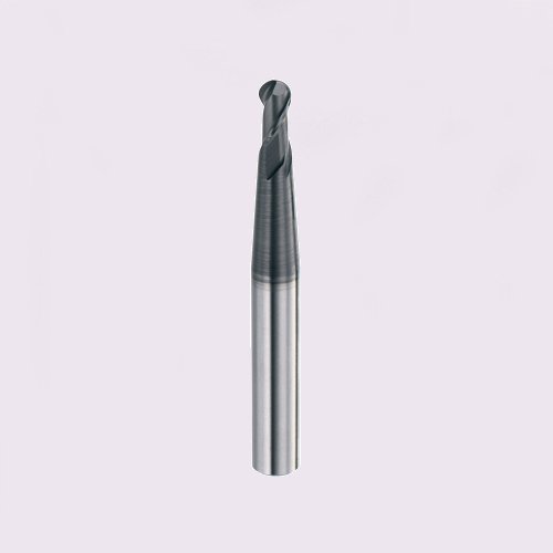 Taper neck carbide ball nose end mill