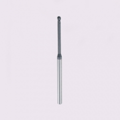 Carbide ball nose end mill long neck 2 flute