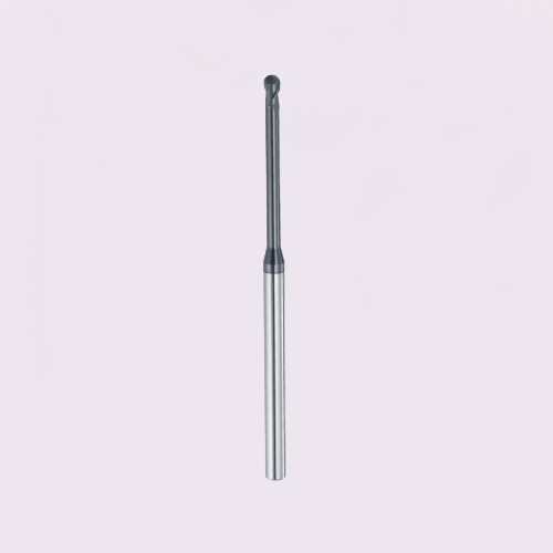 Carbide ball nose end mill long neck 2 flute