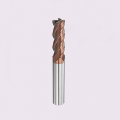 Flat endmills for steel processing HRC55°