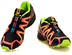 Solomon SPEEDCROSS3 CS black orange red outdoor waterproof shoes men size eur 40-45