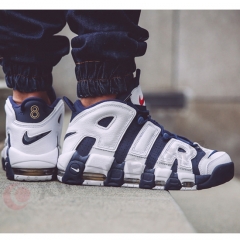 Nike Air More Uptempo pippen white blue 415082-104 size eur 36-47