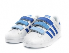 Adidas super star kids shoes gradient blue size EU26-35