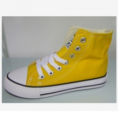 Children's canvas shoes converse all star High top Yellow size EU24-35