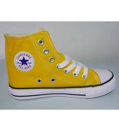 Children's canvas shoes converse all star High top Yellow size EU24-35