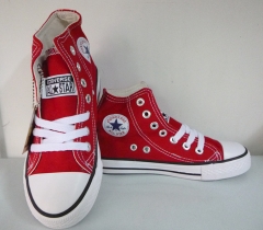 Kid's canvas shoes converse all star red high top size EU24-35