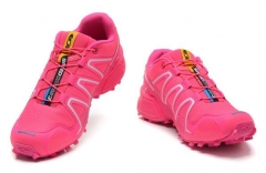 Solomon SPEEDCROSS3 CSF fushia white outdoor waterproof shoes women size eur36-41