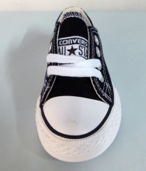 Children's canvas shoes converse all star Black white size EU24-35