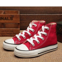 Kid's canvas shoes converse all star red high top size EU24-35