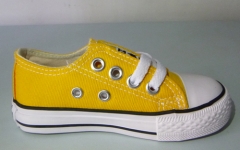 Children's canvas shoes converse all star yellow low size EU24-35