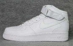 Running shoes Nike AIR FORCE 1 all white high size EU36-45