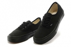 Canvas shoes VANS OFF THE WALL all black size EU35-44