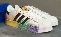 Board shoes Adidas Superstar II D70351 Ink jet rainbow size EU36-44