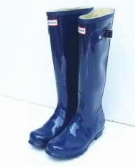 Rain boots Hunter high top Bright blue size EU35-42