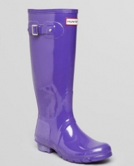 Rain boots Hunter high top Bright purple size EU35-42