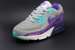 Children's casual shoes nike air max Gray purple size EU28-35