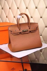 Hermes natural leather Shopping bag handbag 25cm 30cm 35cm