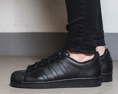 Board shoes Adidas Superstar all black size EU36-44