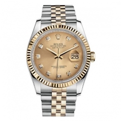 Swiss Rolex luxury gold color Submariner Date Watch men's waterproof automatic mechanical  watches 116233-63603