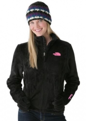 The North Face Women's Osito Fleece Jacket black and pink