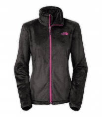 The North Face Women's Osito Fleece Jacket black and red