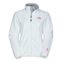 The North Face Women's Osito Fleece Jacket white and pink