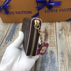 LV flower zipper long pattern Wallet M64201