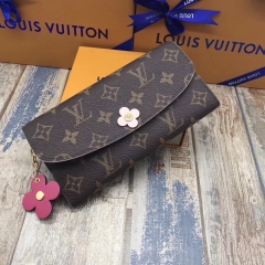 LV 2017 new pattern old flower EMILIE wallet M64202