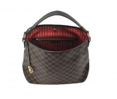 LV  Women Brown Checkerboard Big Medium handbag