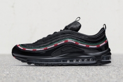 Undefeated x Nike Air Max 97 und AJ1986-001 black Air cushion running shoes