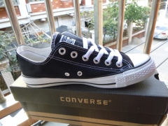 Canvas shoes converse chuck taylor black  low top size EU35-46