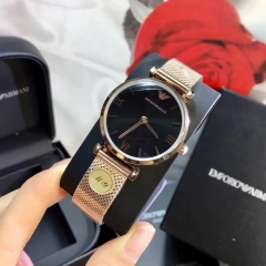 Armani fashion simplicity quartz lover watch