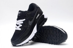 NIKE AIR MAX 90 children's leisure time running shoes black white SIZE 28-35