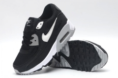 NIKE AIR MAX 90 children's leisure time running shoes black white SIZE 28-35