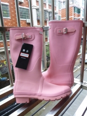 Rain boots Hunter high top Pink size EU35-42