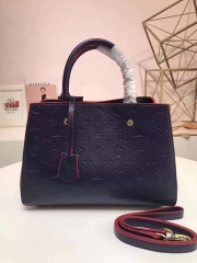 LV fashion exquisite medium dark blue hand bag M41046